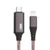 somostel kabel typ-c - lightning 3.1a 20w 1.2m quick charge qc3.0 czerwony sms-by02