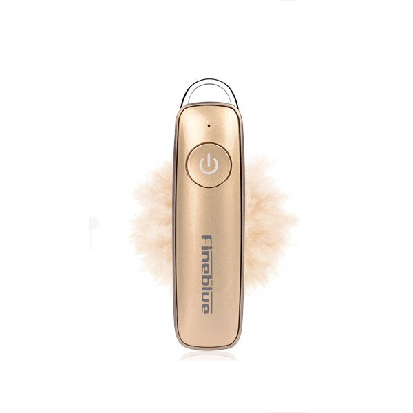 słuchawka bluetooth fineblue f515 złota
