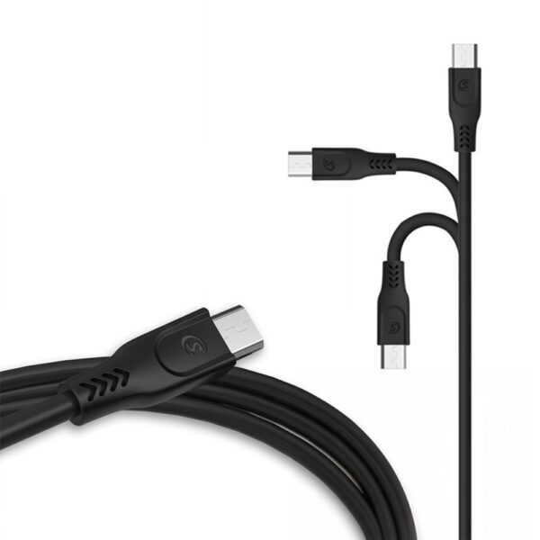 kabel usb micro somostel 30w czarny quick charge sms-a89 1m