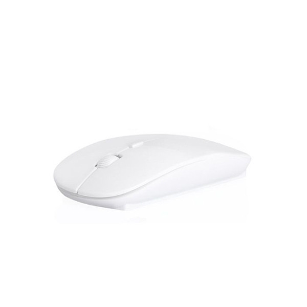 ecobox mysz optyczna bezprzewodowa 4d slimfit biała