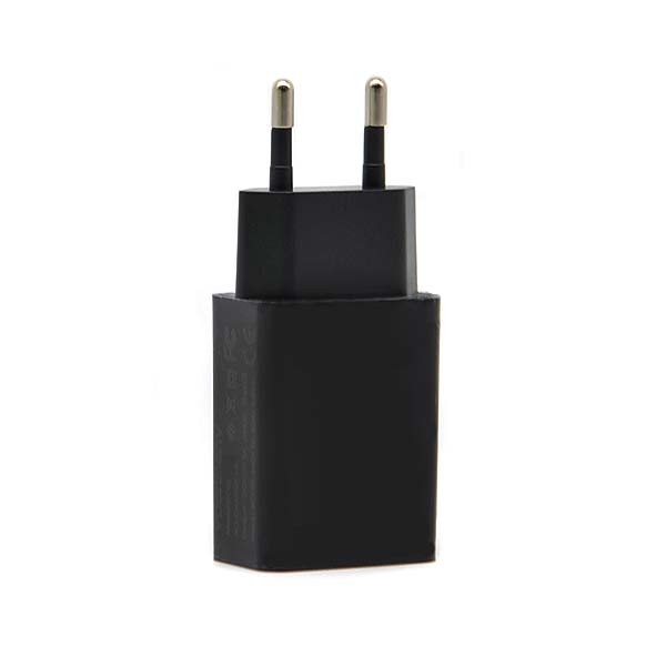 ładowarka sieciowa 2.1a 10w czarna denmen 2100ma dc02 2xusb single