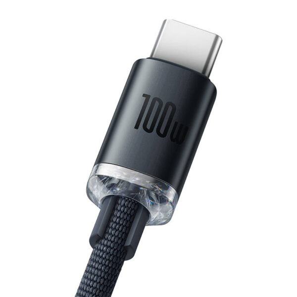 baseus kabel typ-c - typ-c 100w 2m fast charging czarny cajy0007 01