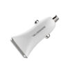 somostel ładowarka samochodowa usb + kabel usb - typ-c 3a 1m quick charge qc3.0 biały sms-a43