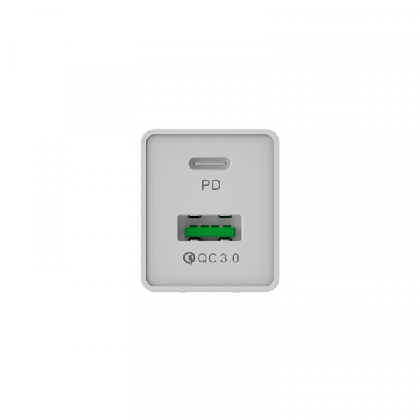 ładowarka sieciowa 36w + kabel iphone biała somostel power delivery sms-a80 pd