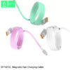 kabel usb typ-c denmen miętowy d11t magnetyczny