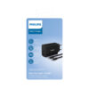 ładowarka philips 30w usb-a + usb-c pd qc + kabel 1m typ- c na typ- c pd phil-dlp2621c/12