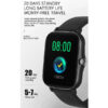 zegarek sportowy smartwatch senbono lady y20 czarny