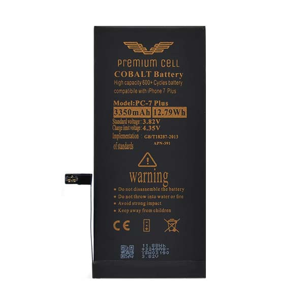 bateria premium cell cobalt iphone 7 plus 3350mah 600+ cycles