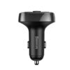 transmiter fm bluetooth baseus + ładowarka 2,1a zestaw głośnomówiący 2xusb microsd cctm-01