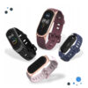 opaska do mi band 3/4/5/6 xiaomi premium red burgundowy