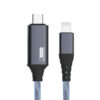 somostel kabel typ-c - lightning 3.1a 20w 1m quick charge qc3.0 niebieski sms-by02