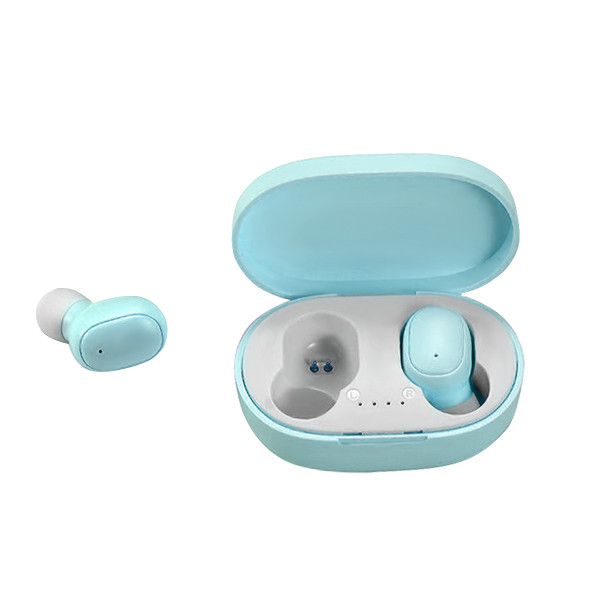 somostel słuchawki bluetooth douszne tws bt 5.0 niebieski stero sms-j13
