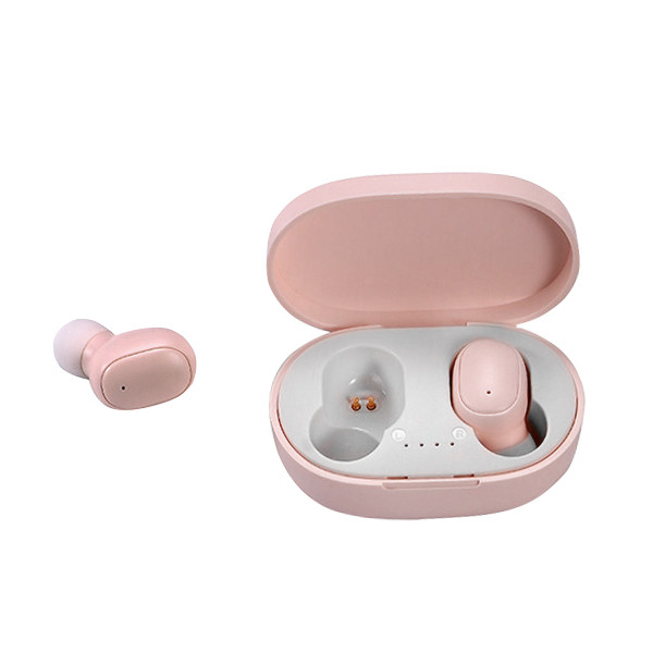 somostel słuchawki bluetooth douszne tws bt 5.0 różowy stero sms-j13