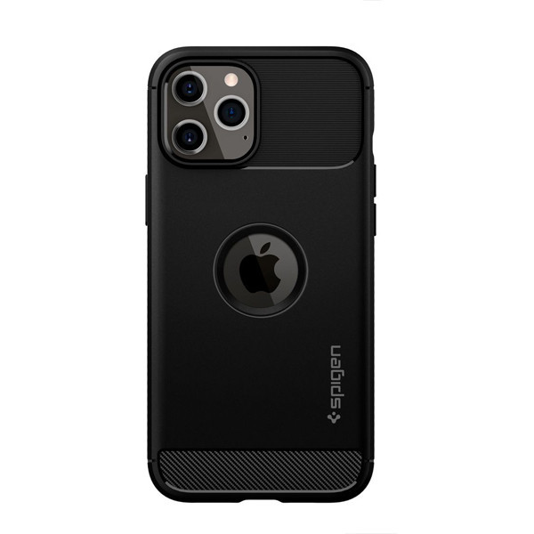 spigen rugged armor iphone 13 matte black etui pokrowiec back case czarny