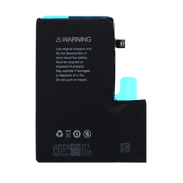 bateria do iphone 12 pro max cracked bms 3687mah