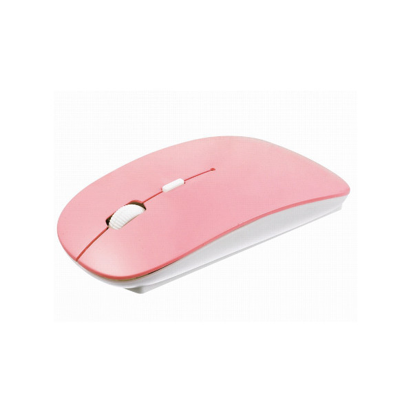 mysz optyczna bezprzewodowa trusty 4d slimfit różowy hq