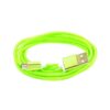 economy kabel usb micro nylon zielony 1,5m 2a