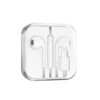 słuchawki uniwersalne denmen typ-c usb-c białe douszne dr09 new chip digital audio