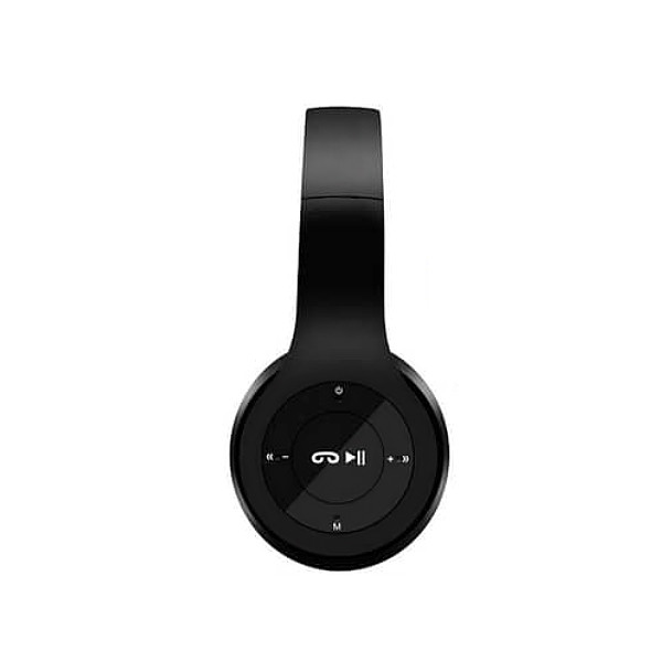 słuchawki nauszne bluetooth denmen stereo czarne dl15
