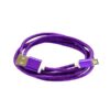 economy kabel usb micro nylon fioletowy 1,5m purple