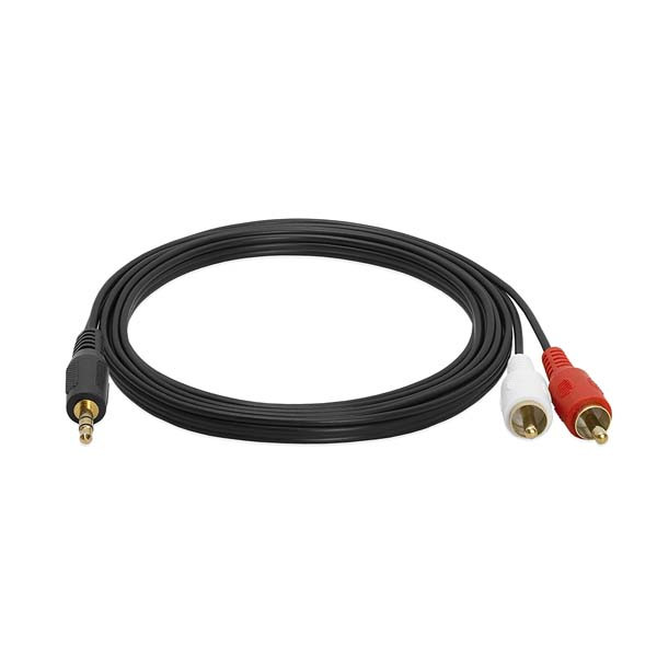 economy kabel stereo 1,5m chinch rca do jack 3,5 cala