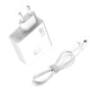 somostel ładowarka sieciowa gan typ-c + kabel typ-c - lightning 65w 1m power delivery pd biały gan sms-q15