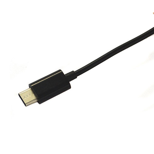 economy adapter host otg usb typ c typ-c przejściówka czarny