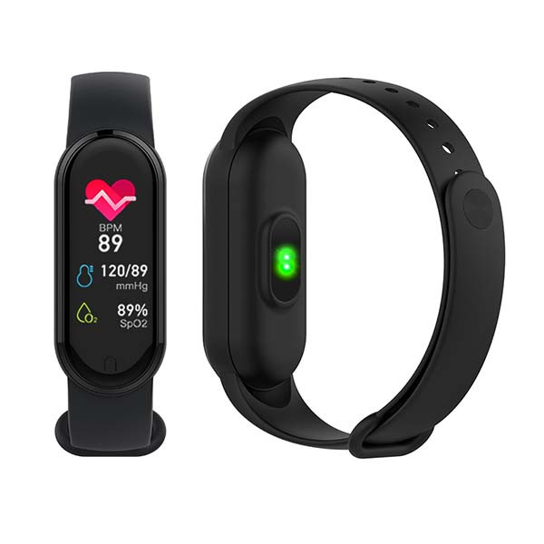 somostel opaska smartband czarny 1 sms-gm08