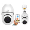 ltc vision kamera obrotowa żarówka gn.e27 230v ptz wifi ip 3 mpix (app tuya/ios/android) lxkam34