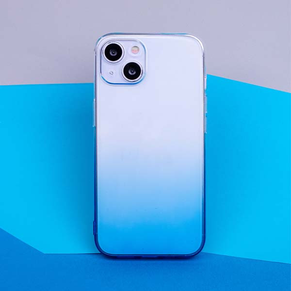 etui case nakładka gradient 2 mm samsung a14 4g / a14 5g niebieska