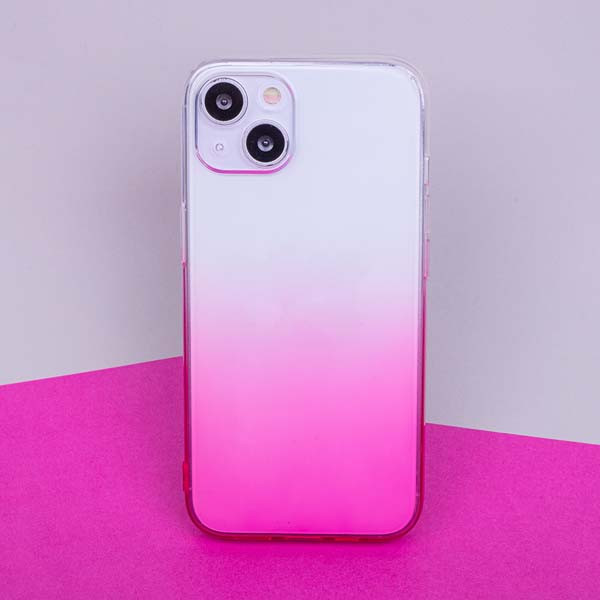 etui case nakładka gradient 2 mm samsung a14 4g / a14 5g różowa