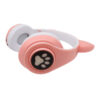 słuchawki nauszne bluetooth kids cat różowe pink