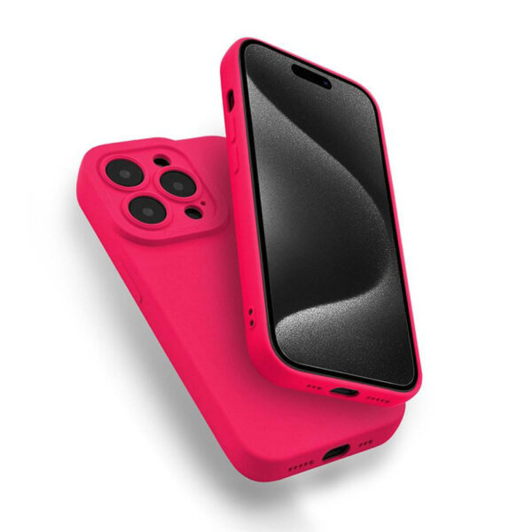 etui softy do apple iphone 16e fuksja