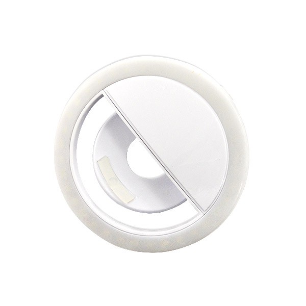 lampa led do selfie biała ring