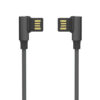 somostel kabel usb micro 2.1a czarny kątowy 2100mah quick charger qc 3.0 1m powerline sms-bw01