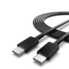 economy ładowarka sieciowa typ-c pd czarna ta800 3a 25w + kabel usb typ-c do typ-c pd dc03