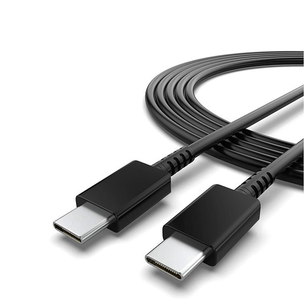 economy ładowarka sieciowa typ-c pd czarna ta800 3a 25w + kabel usb typ-c do typ-c pd dc03