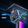 zestaw ecobox transmiter fm 12/24 v bluetooth 2 x usb + pd 20w + kabel usb 3w1 czarny 2,4a