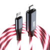 somostel kabel typ-c - lightning 3.1a 20w 1.2m quick charge qc3.0 czerwony sms-by02