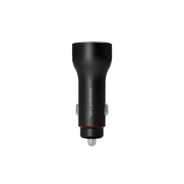 somostel ładowarka sieciowa + kabel usb - typ-c / microusb / lightning 1m czarny sms-sm02