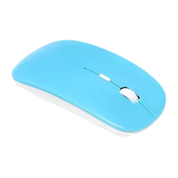 ecobox mysz optyczna bezprzewodowa 4d slimfit niebieska