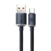 kabel usb do usb-c baseus crystal shine, 100w, 1.2m (czarny)