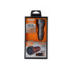 somostel ładowarka samochodowa 2xusb + kabel usb - lightning 5a 1m quick charge qc3.0 szary aluminium sms-a89