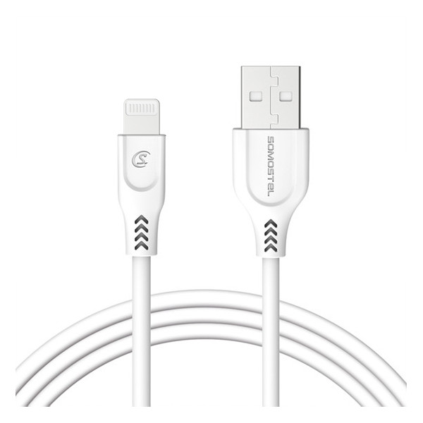 ładowarka sieciowa 36w + kabel iphone biała somostel power delivery sms-a80 pd