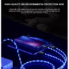 somostel kabel 3w1 usb - typ-c / microusb / lightning 3.1a 30w 1.2m quick charge qc3.0 czerwony sms-by03