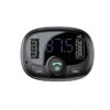 transmiter fm bluetooth baseus + ładowarka 2,1a zestaw głośnomówiący 2xusb microsd cctm-01