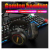 forev słuchawki z mikrofonem gaming fv-g95 + led usb