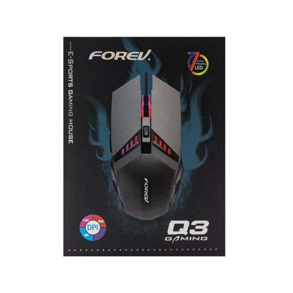 forev mysz przewodowa podswietlana gaming fv-q3