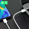 kabel usb typ-c do typ-c pd usb-c 3,6a denmen biały 1m d20c 100w