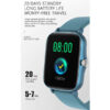 zegarek sportowy smartwatch senbono lady y20 niebieski